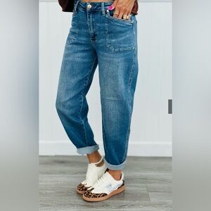 Judy Blue Barrel Of Fun Stitch Pocket Jeans